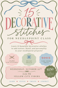 Learn 12 Needlepoint Stitches