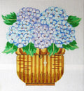 Nantucket Basket with Hydrangea