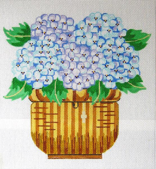 Nantucket Basket with Hydrangea