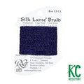 SILK LAME BRAID #13 LB23- DARK LAVENDER