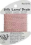 SILK LAME BRAID #13 LB25- ROSE PINK