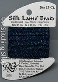 SILK LAME BRAID #13 LB16- NAVY