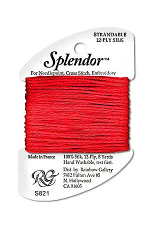 SPLENDOR S821- MEDIUM RED