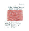 SILK LAME BRAID #13 LB04- ANTIQUE ROSE