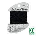 SILK LAME BRAID #13 LB01- BLACK