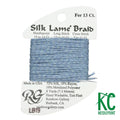 SILK LAME BRAID #13 LB19- ANTIQUE BLUE