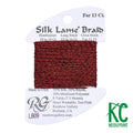 SILK LAME BRAID #13 LB09- DARK RED