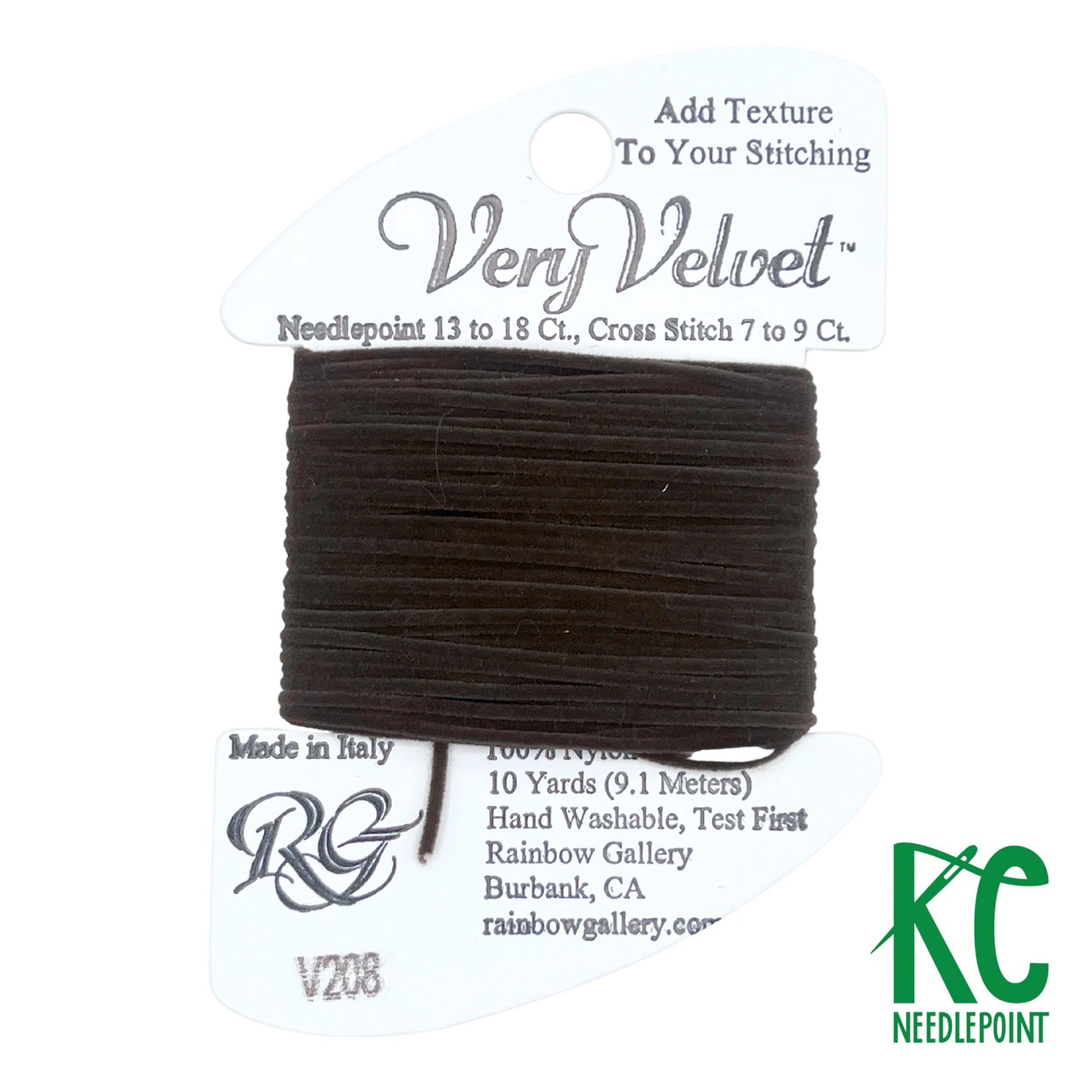 VERY VELVET V208- DARK BROWN