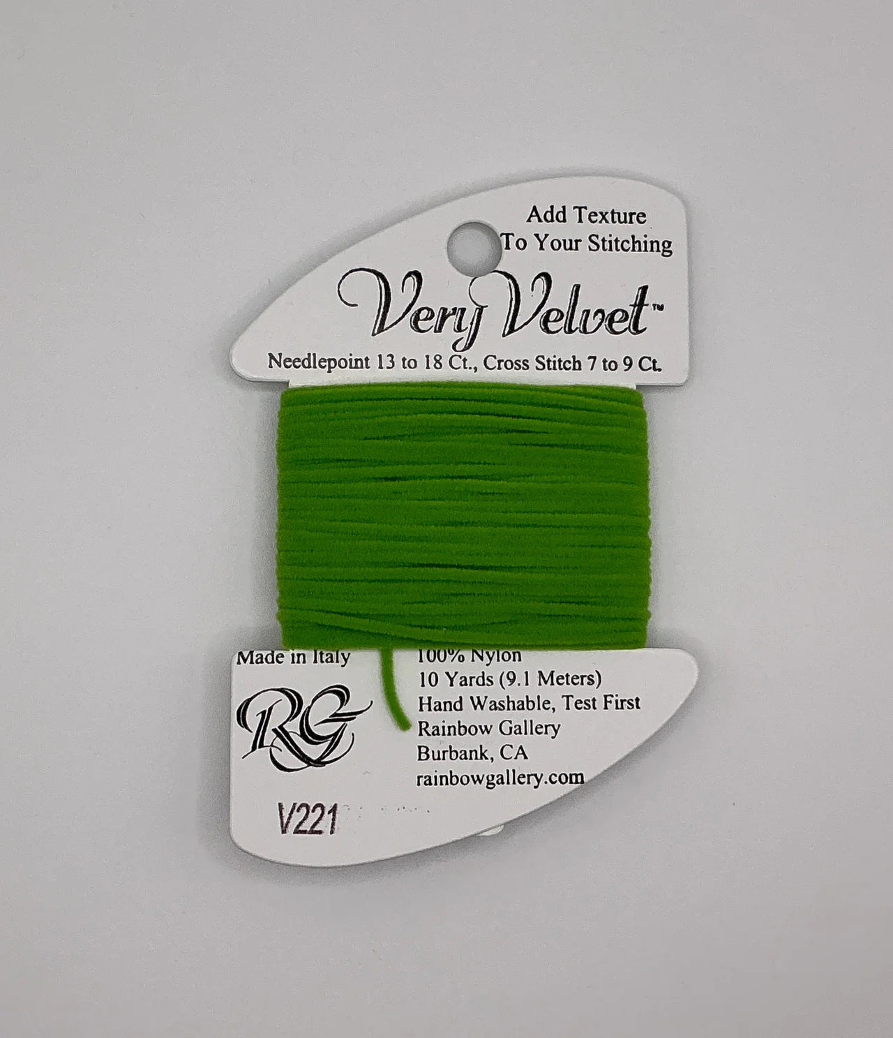 VERY VELVET V221- LITE GREEN