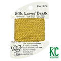 SILK LAME BRAID #13 LB06- GOLD
