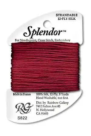 SPLENDOR S822- DARK RED