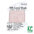 SILK LAME BRAID #13 LB24- BABY PINK
