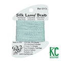 SILK LAME BRAID #13 LB18- SURF BLUE