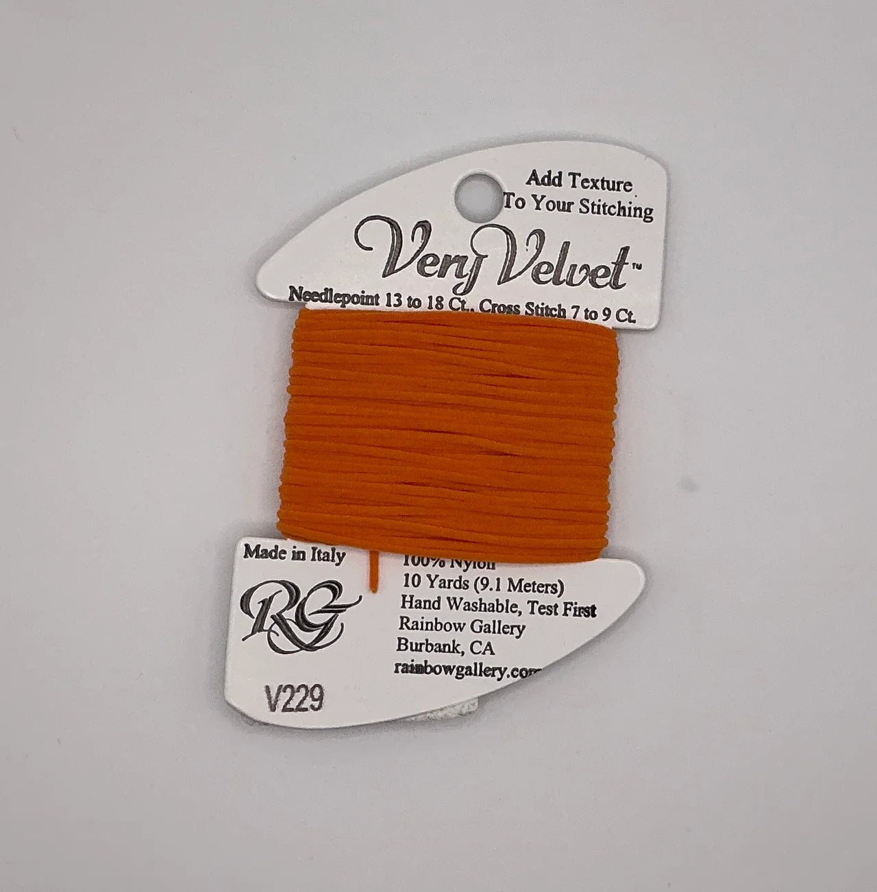 VERY VELVET V229- ORANGE