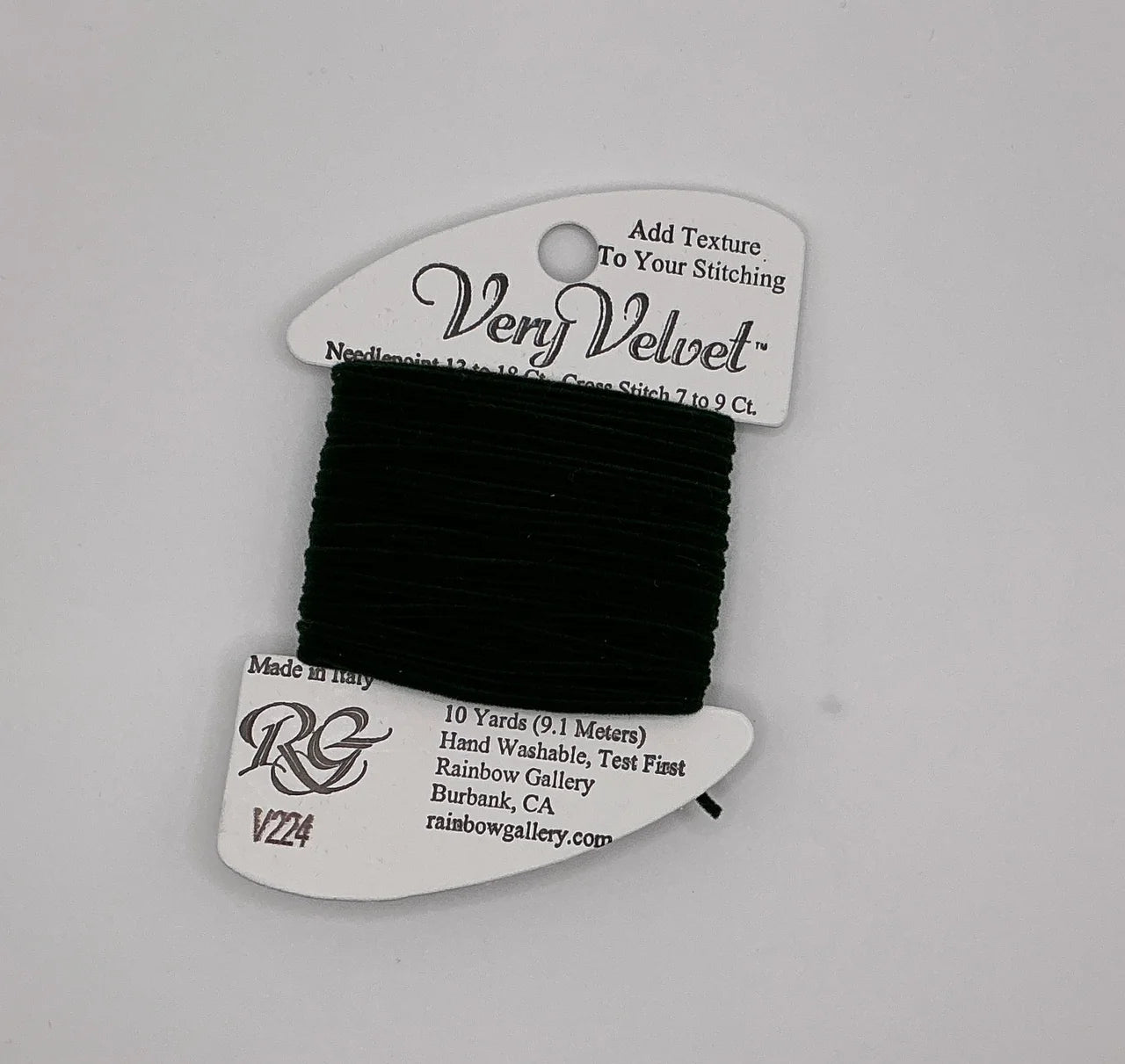 VERY VELVET V224- MIDNIGHT GREEN