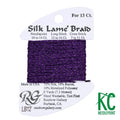 SILK LAME BRAID #13 LB12- PURPLE