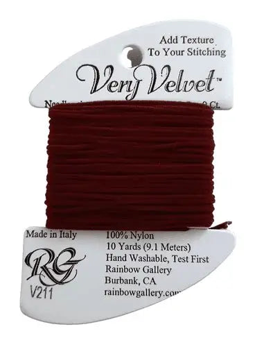 VERY VELVET V211- BRICK RED