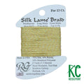 SILK LAME BRAID #13 LB03- ECRU
