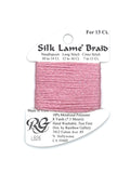 SILK LAME BRAID #13 LB26- RASPBERRY