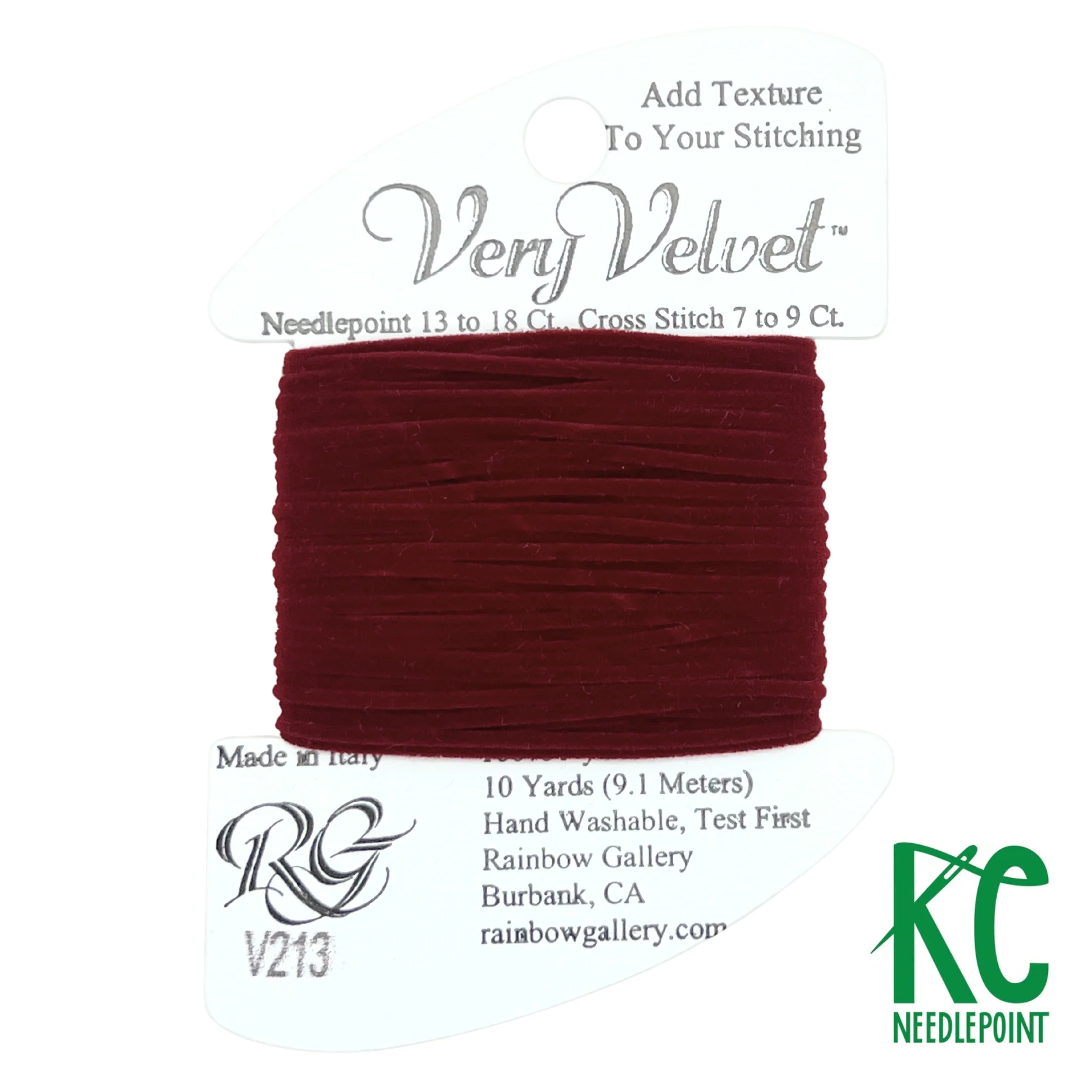 VERY VELVET V213- BURGUNDY