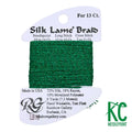 SILK LAME BRAID #13 LB10- GREEN