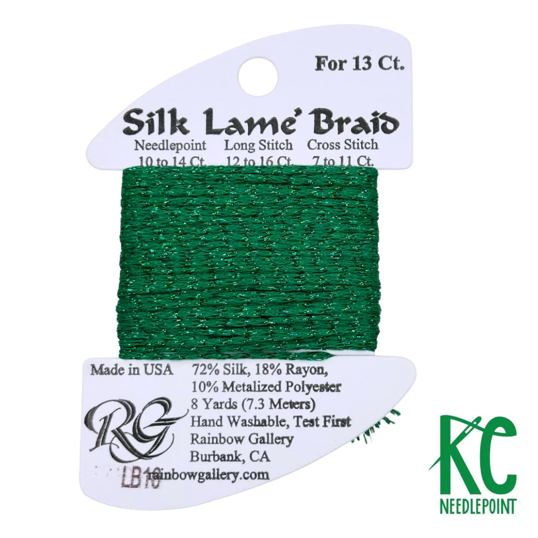 SILK LAME BRAID #13 LB10- GREEN