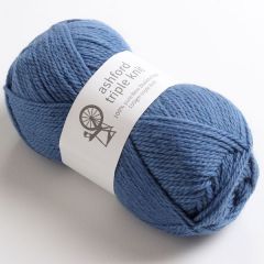 811 ASHFORD 100% NZ WOOL TRIPLE KNIT 12 PLY MALLARD - 100gm BALL 9418647410679