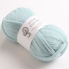809 ASHFORD 100% NZ WOOL TRIPLE KNIT 12 PLY PASTEL MINT - 100gm BALL 94186474106