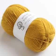 815 ASHFORD 100% NZ WOOL TRIPLE KNIT 12 PLY OLD GOLD 9418647410716