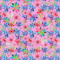 Pink Let's Mahj Colorful Floral