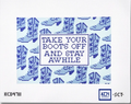 Take Your Boots Off and Stay Awhile Printed Canvas