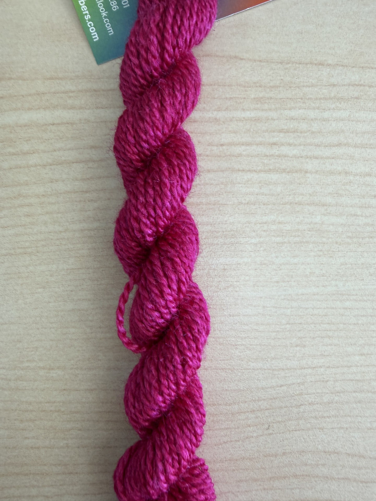 50/50 Wool/Silk - Dragon Fruit